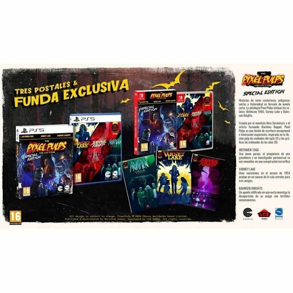 PlayStation 5 Videospel Microids The Pixel Pulps Collection