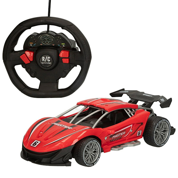 Radiostyrd bil Speed & Go 22 x 7 x 11 cm 1:16 Röd 6 antal