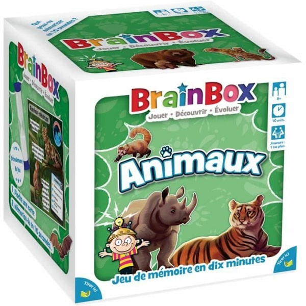 Utbildningsspel Asmodee BrainBox - Animales
