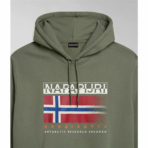 Tröja med huva Unisex Napapijri B-Kreis H Mörkgrön M