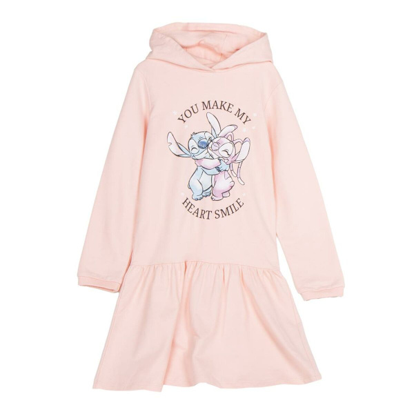 Klänning Stitch Ljusrosa 5 år