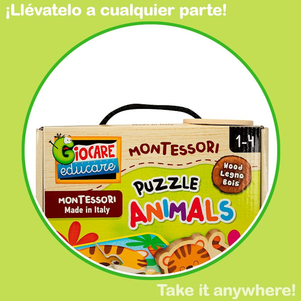 Barnpussel Lisciani Giochi 16 x 1 x 16 cm djur 16 Delar (6