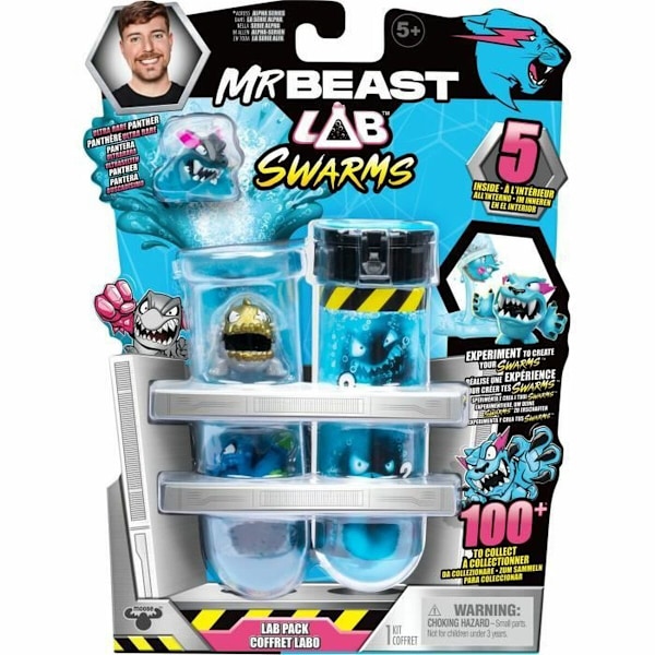 Ledad figur Moose Toys MrBeast Lab Swarms