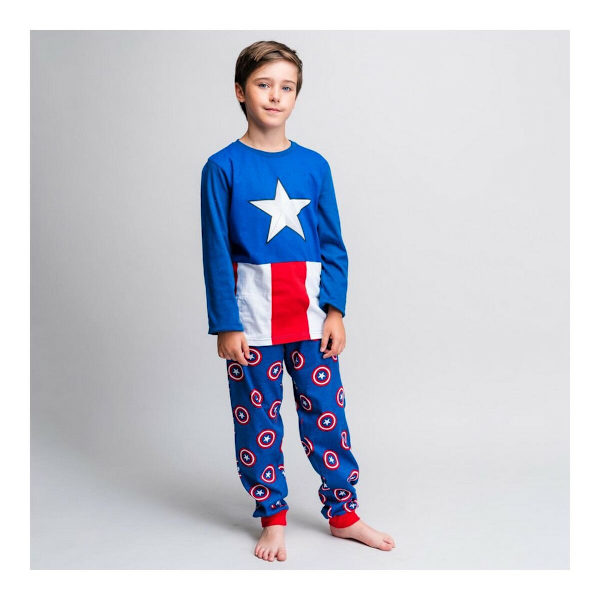 Pyjamas Barn The Avengers Röd 10 år