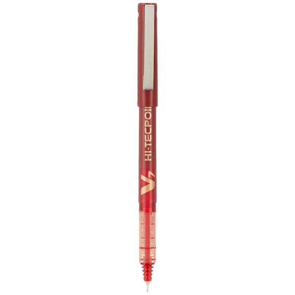 Penna för flytande bläck Pilot V7 Hi-Tecpoint Röd 0,5 mm (12