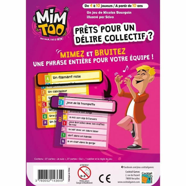 Frågesport Asmodee MimToo (FR) (Franska)