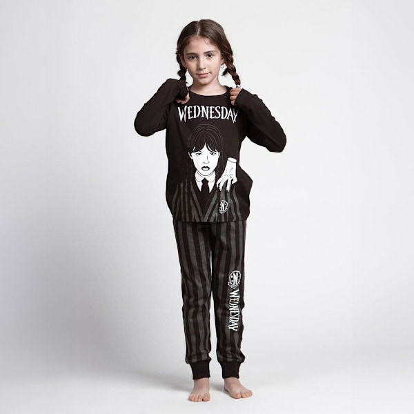 Pyjamas Barn Wednesday Mörkgrå 10 år