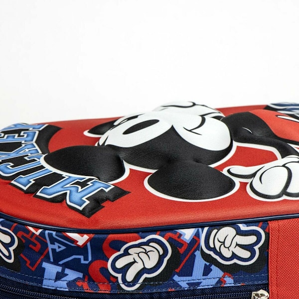 Skolväska med hjul Mickey Mouse 3D