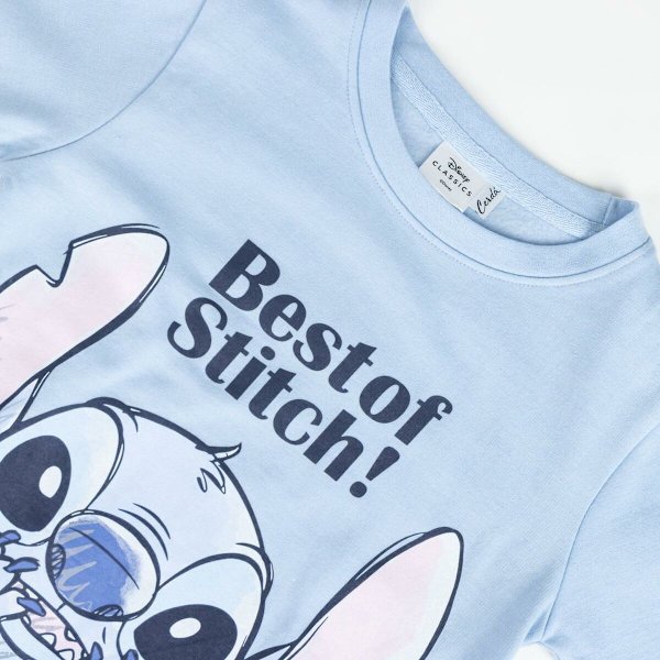 Träningsoverall, Barn Stitch Ljusblå 6 år