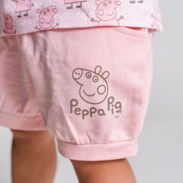 Set av kläder Peppa Pig Rosa 12 månader