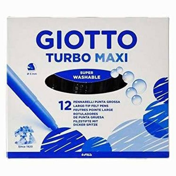 Tuschpennor Giotto Turbo Maxi Gul (5 antal)