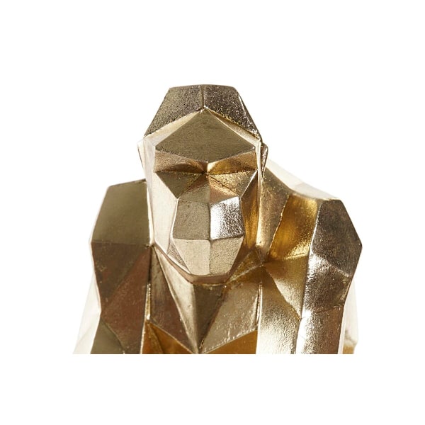 Könyvtámasz DKD Home Decor Gyllene Harts Kolonial Gorilla 14 x