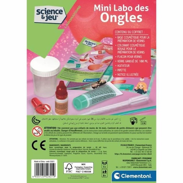 Craft Game Clementoni Mini Nail Lab Create your own nail polish