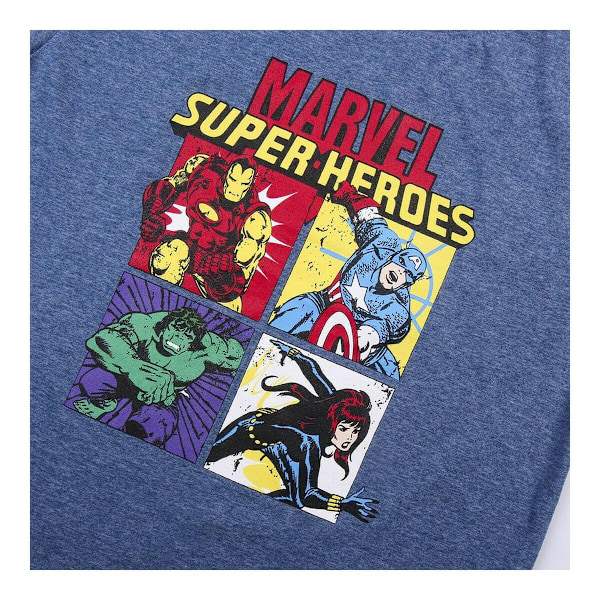 Set av kläder Marvel Mörkblå 10 år