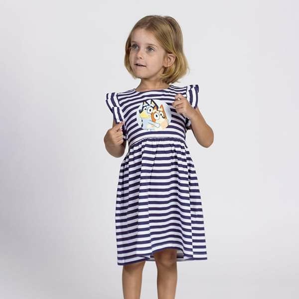 Klänning Bluey Mörkblå Flicka 5 år