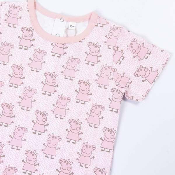 Set av kläder Peppa Pig Rosa 6 månader