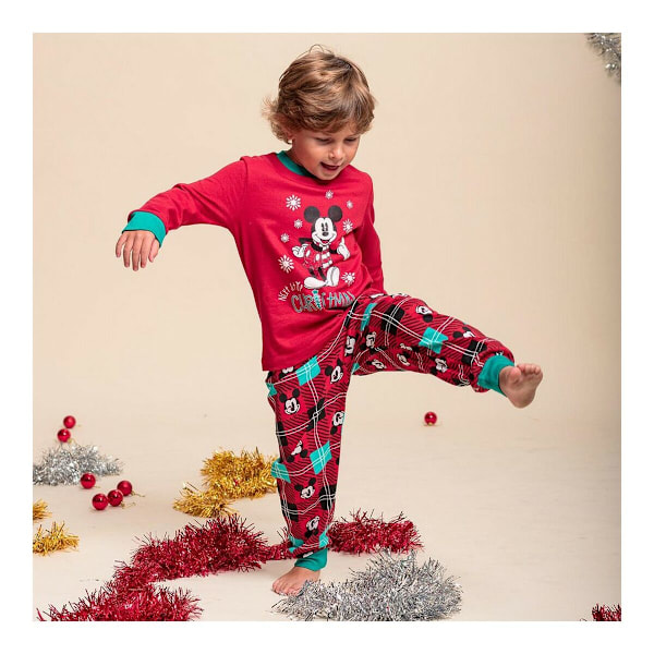 Pyjamas Barn Mickey Mouse Röd 10 år