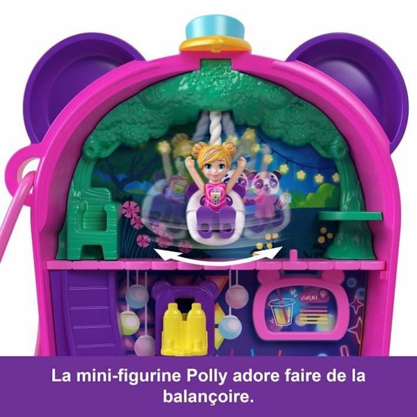 Playset Polly Pocket Panda Bubble Tea-Box with 2 mini-figures