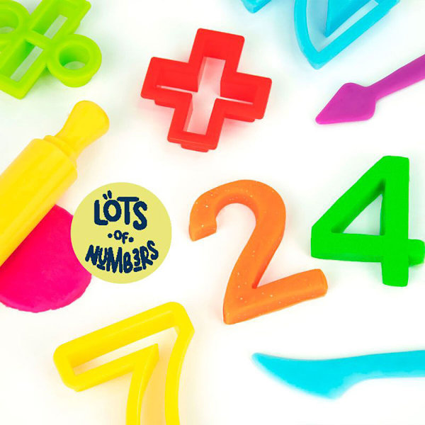 Modell-lera Milan Soft Dough Lots of Numvers