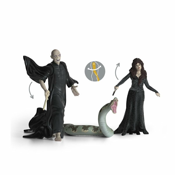 Actionfigurer Schleich Voldemort, Nagini and Bellatrix (3 antal)