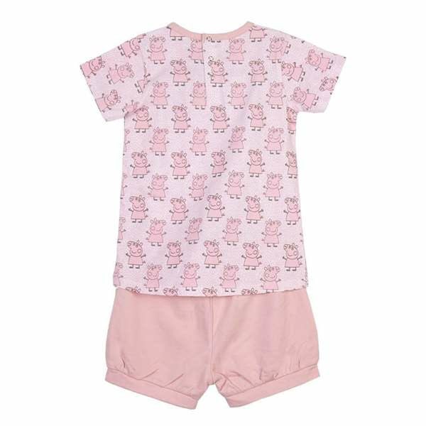 Set av kläder Peppa Pig Rosa 6 månader