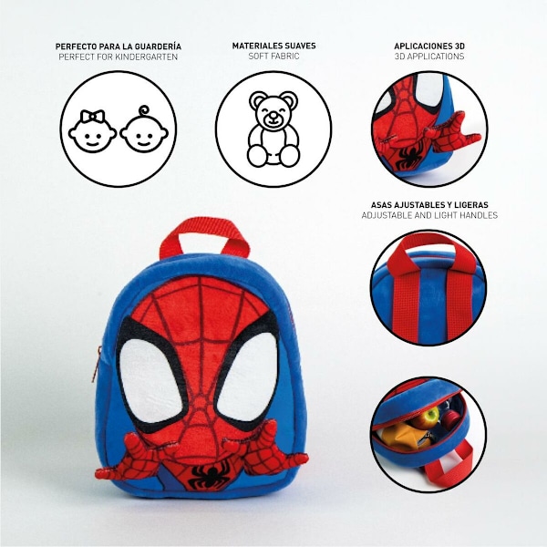 Barnryggsäck Spidey Blå