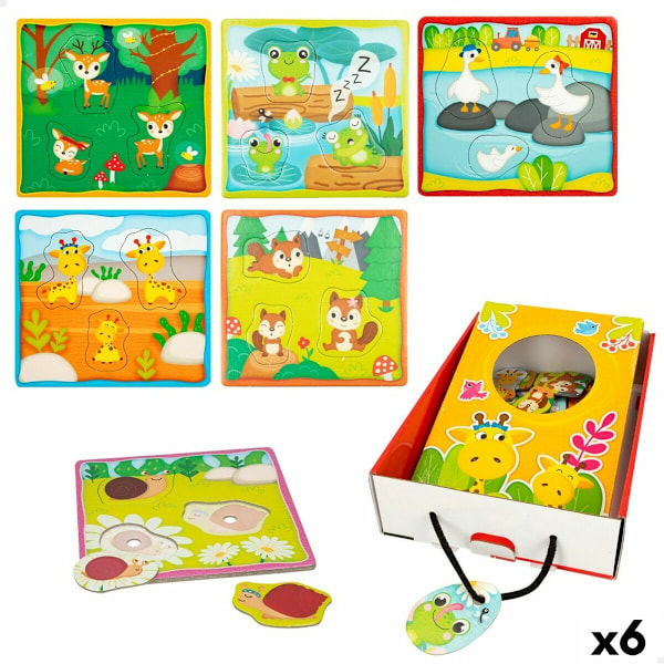 Barnpussel Lisciani Giochi 16 x 0,5 x 15 cm Pekskärm 18 Delar (6