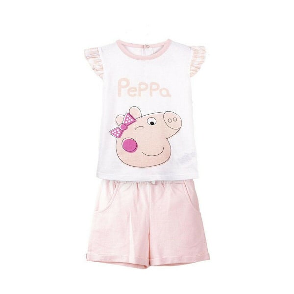 Set av kläder Peppa Pig Vit Barn 48 Månader