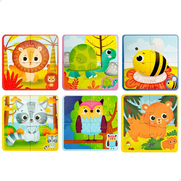 Barnpussel Lisciani Giochi 16 x 0,1 x 16 cm Pekskärm 24 Delar 4