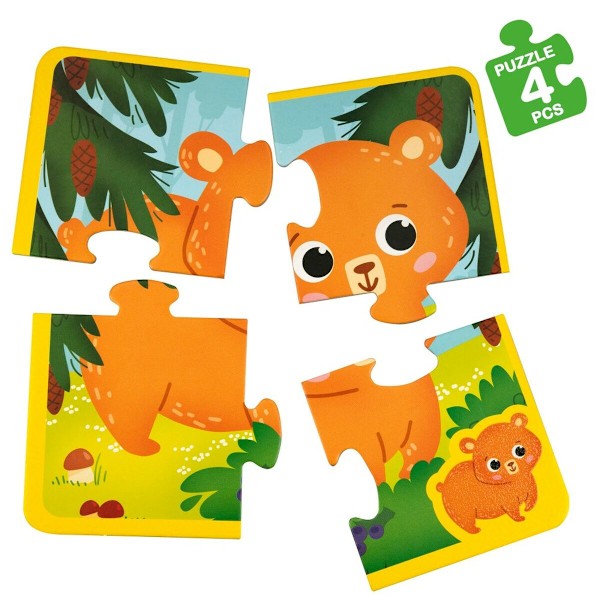 Barnpussel Lisciani Giochi 16 x 0,1 x 16 cm Pekskärm 24 Delar 4