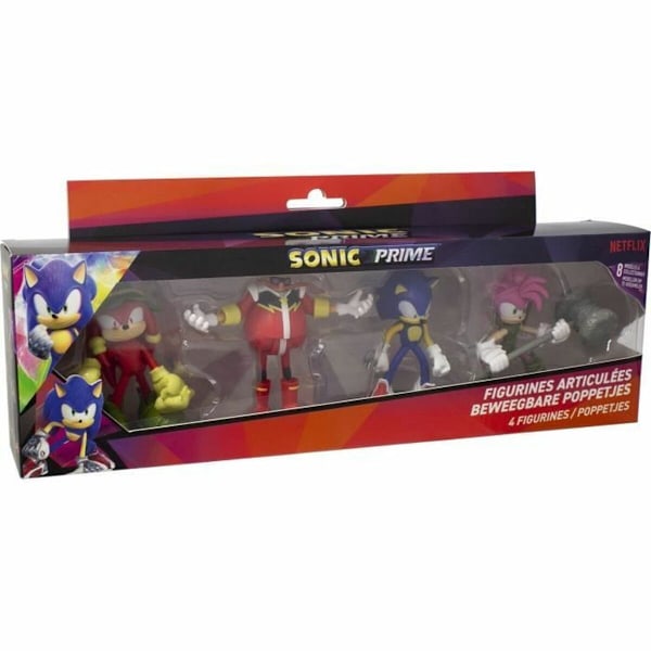 Actionfigurer Sonic Prime 4 Delar