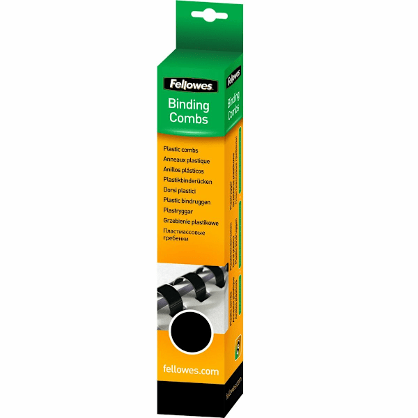 Spiraler Fellowes 100 Delar Bindande Svart PVC (Ø 10 mm) (10