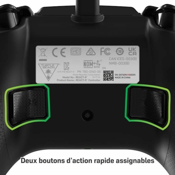 Xbox One fjärrkontroll + PC-kabel Turtle Beach React-R