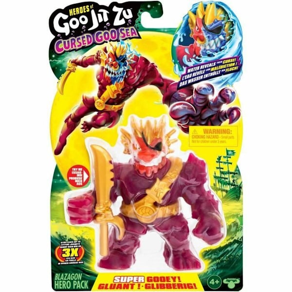 Actionfigurer Goo Jit Zu Cursed Goo Sea GJZ Blazagon