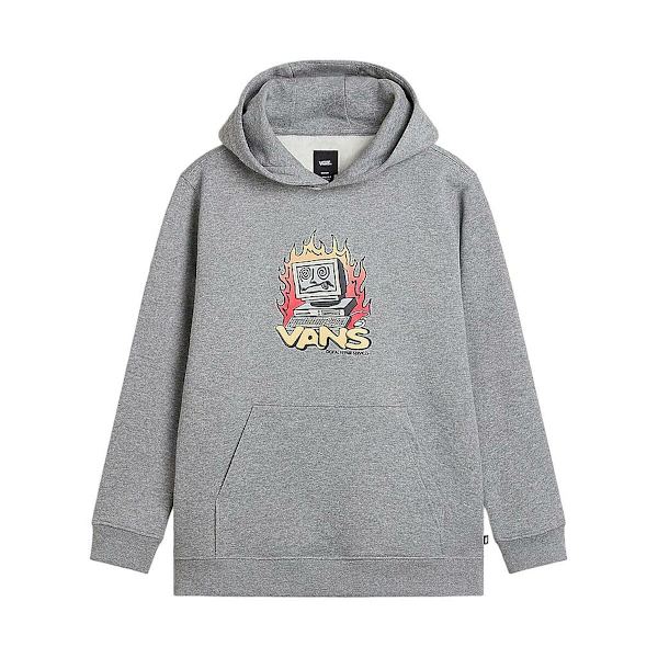 Tröja med huva Unisex Vans Digital Repair PO VN000JBK02F1 Grå 14