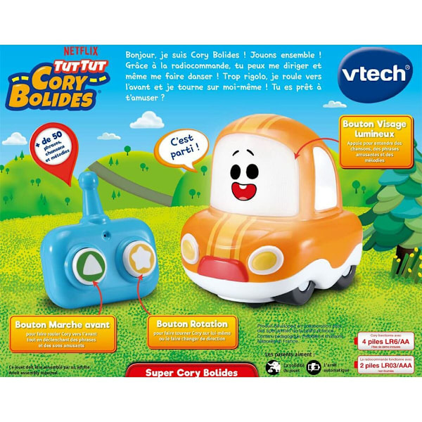 Radiostyrd bil Vtech Orange Multicolour