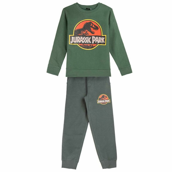 Träningsoverall, Barn Jurassic Park Mörkgrön 8 år