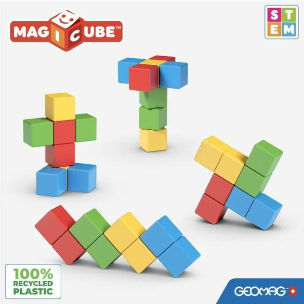 Byggsats Geomag Magicube Recycled Creative Set