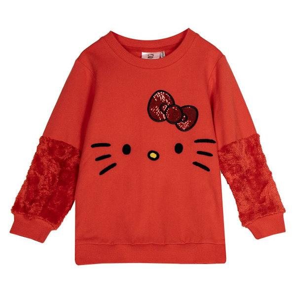 Tröja utan huva Hello Kitty Röd 8 år