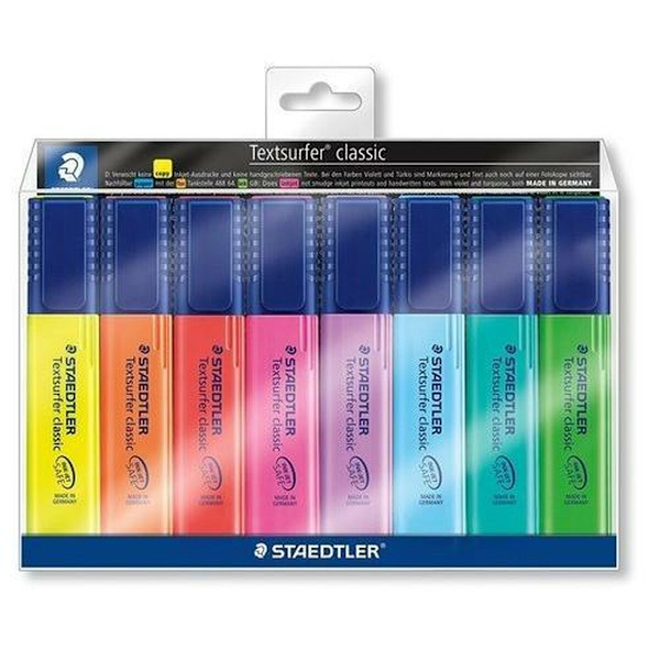 Fluorescerande markörsuppsättning Staedtler Textsurfer Classic