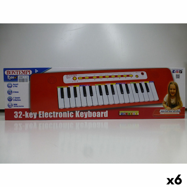 Tangentbord Bontempi 47 x 3,5 x 13 cm (6 antal)