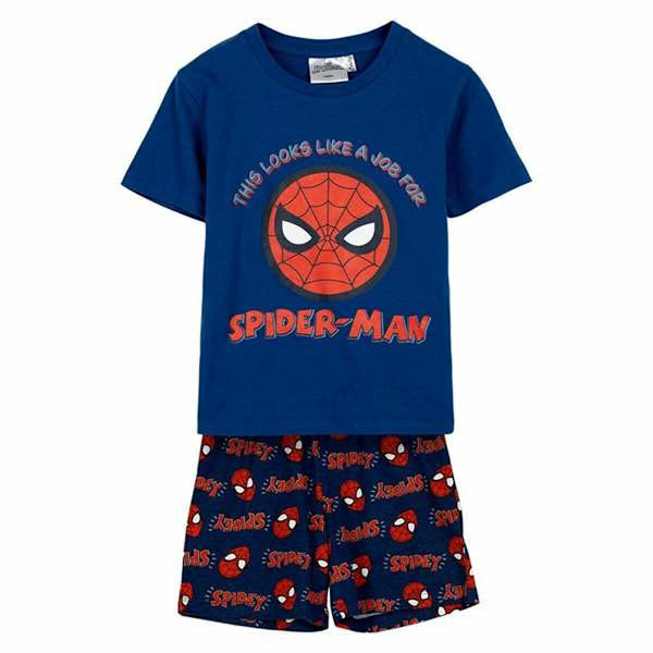 Pyjamas Barn Spider-Man Blå 4 år