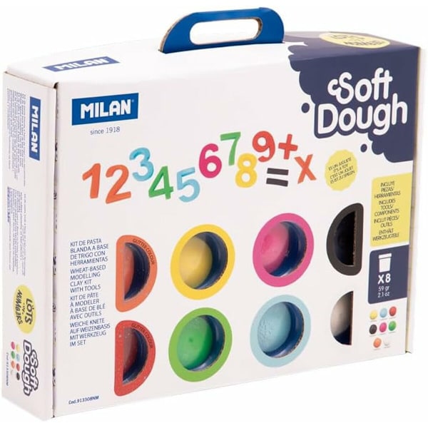 Modell-lera Milan Soft Dough Lots of Numvers