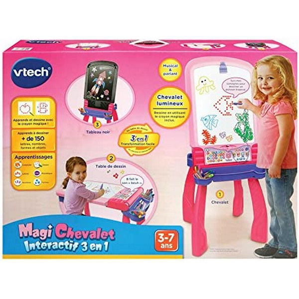 Interaktiv Skrivtavla Vtech Magi chevalet interactif 3 en 1 rose
