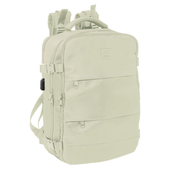 Skolryggsäck Safta Beige Beige