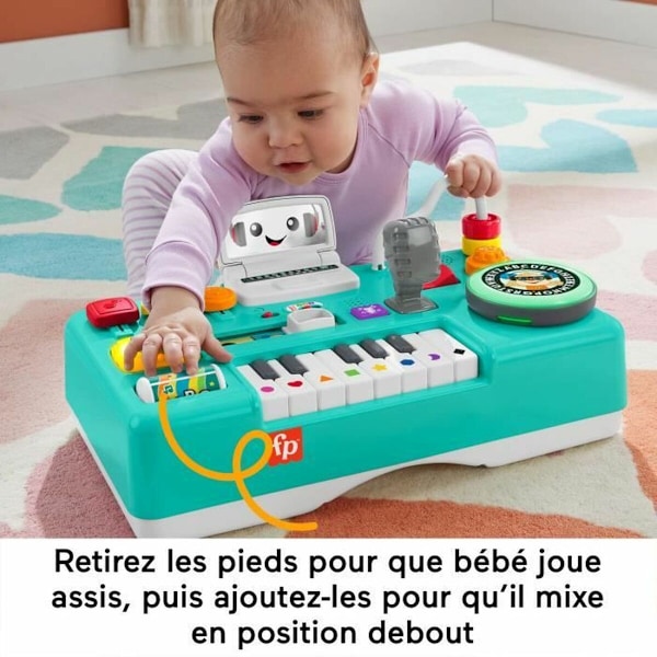 Aktivitetscentrum Fisher Price Mix & Learn DJ Table (FR)