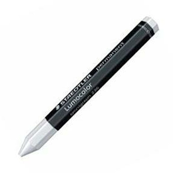 Tjocka färgpennor Staedtler Lumocolor Permanent Vit (12 antal)