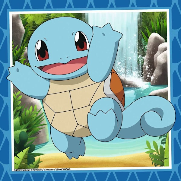 Set 3 pussel Pokémon Ravensburger 05586 Bulbasaur, Charmander &
