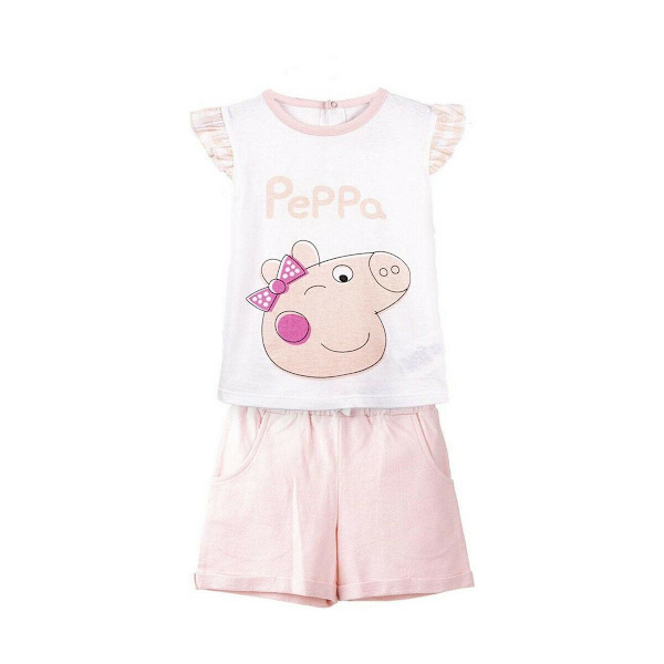 Set av kläder Peppa Pig Vit Barn 48 Månader