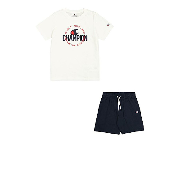 Set av kläder Champion CHAMPION SET 306991 WHT Vit 10 år